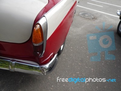 Retro Cars Antique Parts And The Elements Stock Photo