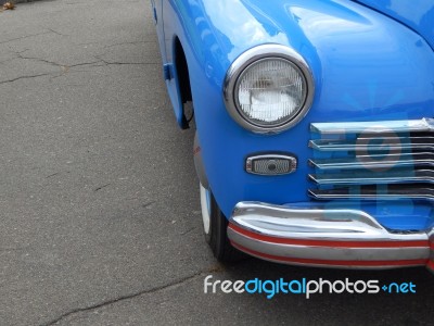 Retro Cars Antique Parts And The Elements Stock Photo