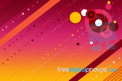 Retro Colorful Background Stock Image