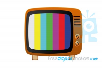 Retro Tv Stock Image