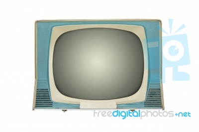 Retro Tv Stock Photo