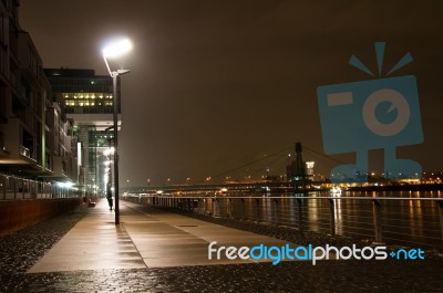 Rheinauhafen In Cologne, Germany Stock Photo