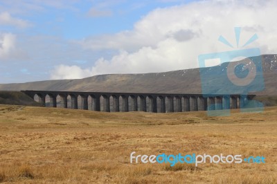 Ribble Head Viaduct Stock Photo