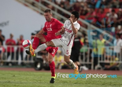 Rickie Lambert Of Liverpool Stock Photo