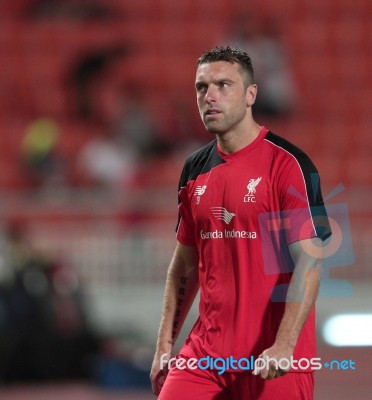 Rickie Lambert Of Liverpool Stock Photo