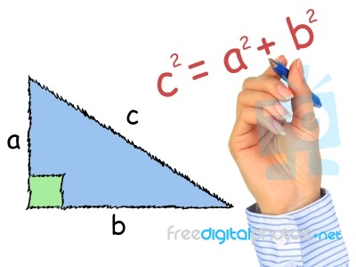 Right-angle Triangle Stock Photo