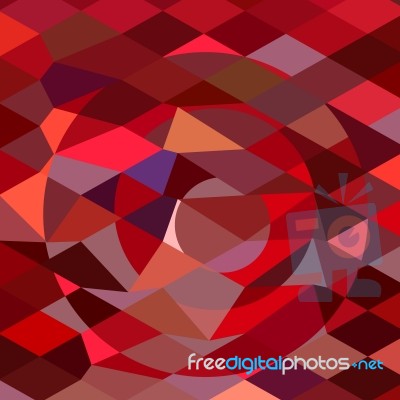 Rising Sun Abstract Low Polygon Background Stock Image