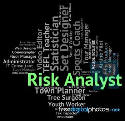 Risk Analyst Indicating Caution Failure And Beware Stock Image