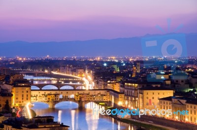 River Arno In Florence Italy Stock Photo