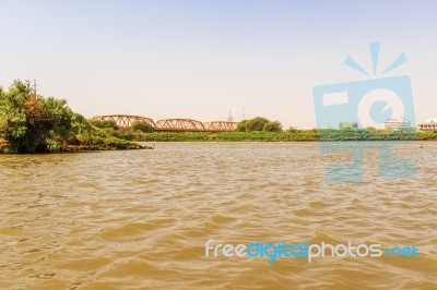 River Nile In Khartoum Stock Photo