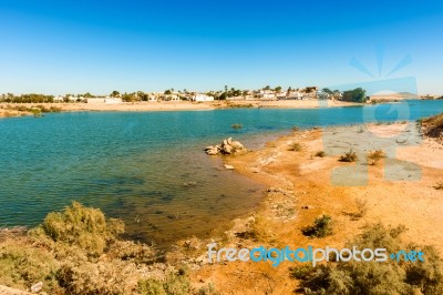 River Nile Near Abu Simbel Stock Photo