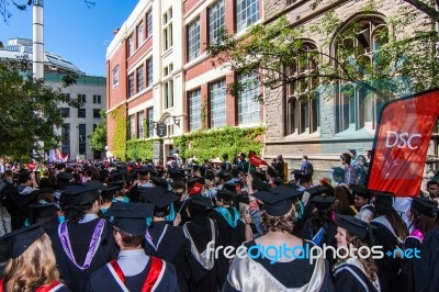 Rmit Graduation Day Stock Photo