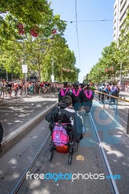 Rmit Graduation Day Stock Photo