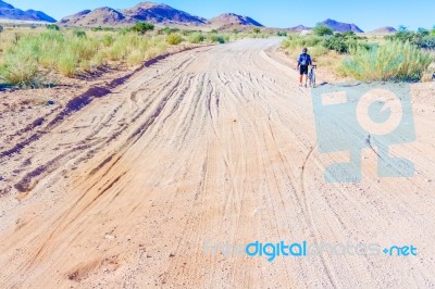 Road C 27 In Namibia Stock Photo