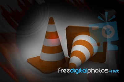 Road Cones Stock Image