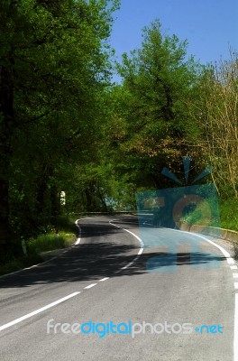 Road Curves Stock Photo