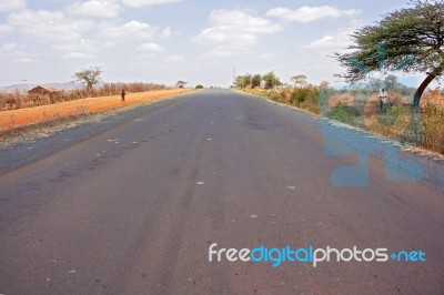 Road In Ethiopia Stock Photo