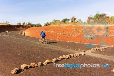 Road In Ethiopia Stock Photo