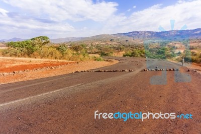 Road In Ethiopia Stock Photo