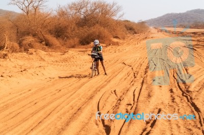 Road In Kenya Stock Photo