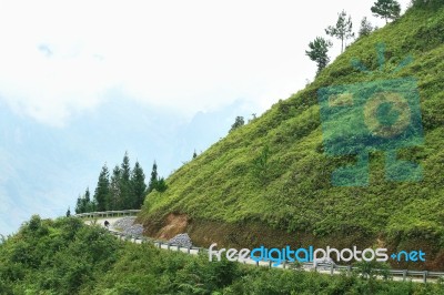 Road In Vietnam Stock Photo