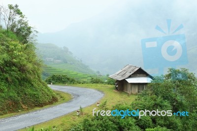 Road In Vietnam Stock Photo