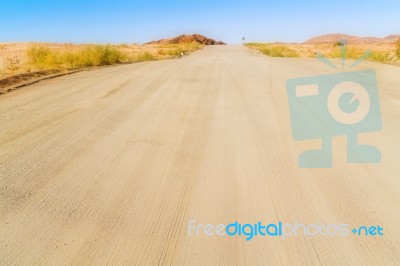 Roads In Namibia Stock Photo