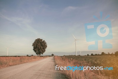 Roads On Countryside Stock Photo