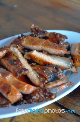 Roasted Pork Stock Photo