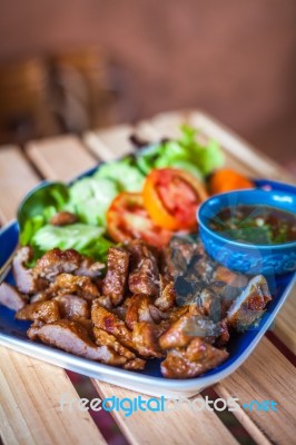 Roasted Pork Stock Photo