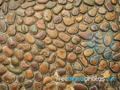 Rock Brown Texture And Background Stock Photo