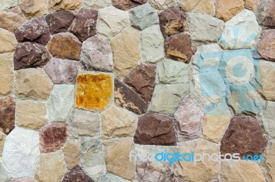 Rock Wall, Stone Wall Stock Photo