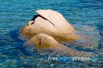 Rocks At Porto Cervo Stock Photo