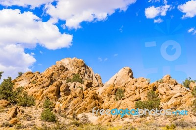 Rocks In Nevada, Usa Stock Photo