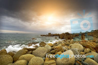 Rocky Coast Stock Photo