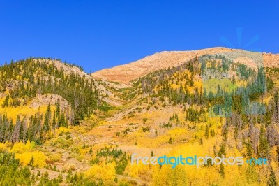 Rocky Mountains In Colorado Stock Photo