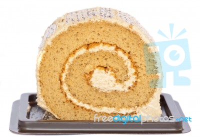 Roll Cake Stock Photo