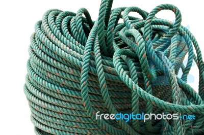 Roll Rope Stock Photo