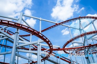 Rollercoaster Stock Photo