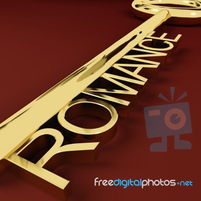 Romance Key Stock Image