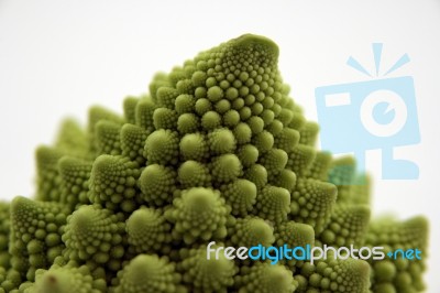 Romanesco Cauliflower Stock Photo