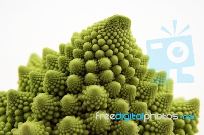 Romanesco Cauliflower Stock Photo