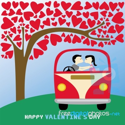 Romantic Card45 Stock Image