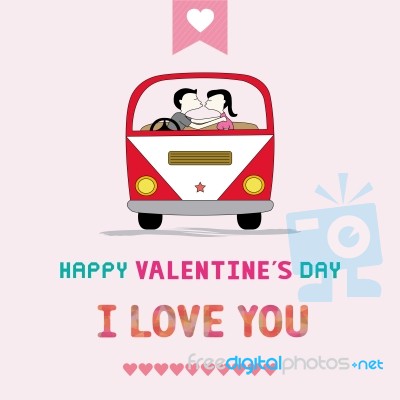 Romantic Card60 Stock Image