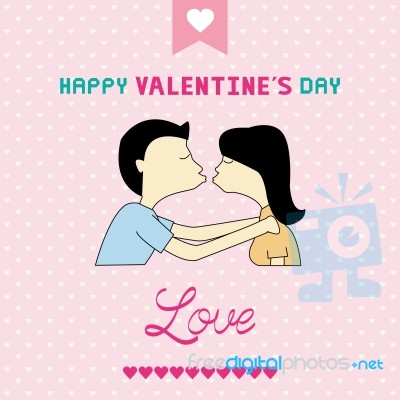 Romantic Card73 Stock Image