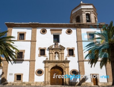 Ronda, Andalucia/spain - May 8 : Church Of The Merced In Ronda A… Stock Photo