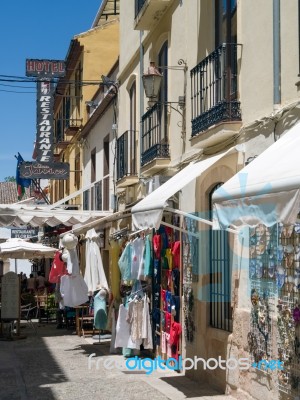 Ronda, Andalucia/spain - May 8 : Street Scene In Ronda Spain On Stock Photo