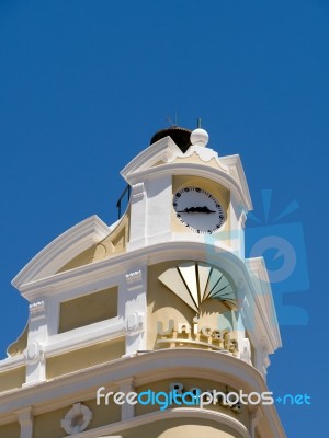 Ronda, Andalucia/spain - May 8 : Unicaja Savings Bank In Ronda S… Stock Photo