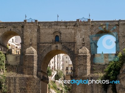 Ronda, Andalucia/spain - May 8 : View Of The New Bridge In Ronda… Stock Photo