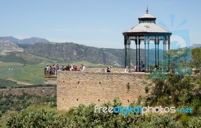 Ronda, Andalucia/spain - May 8 : Viewpoint In Ronda Spain On May… Stock Photo